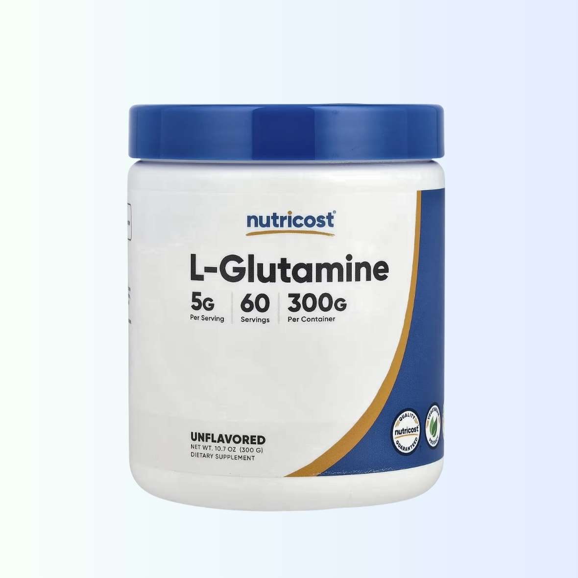 L-glutamine powder 300g (Nutricost)